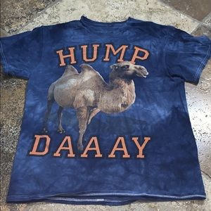 Hump day blue tie dye T-shirt